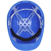 Portwest PW50 Safety Helmet - Non Vented Slip Ratchet Standard Peak